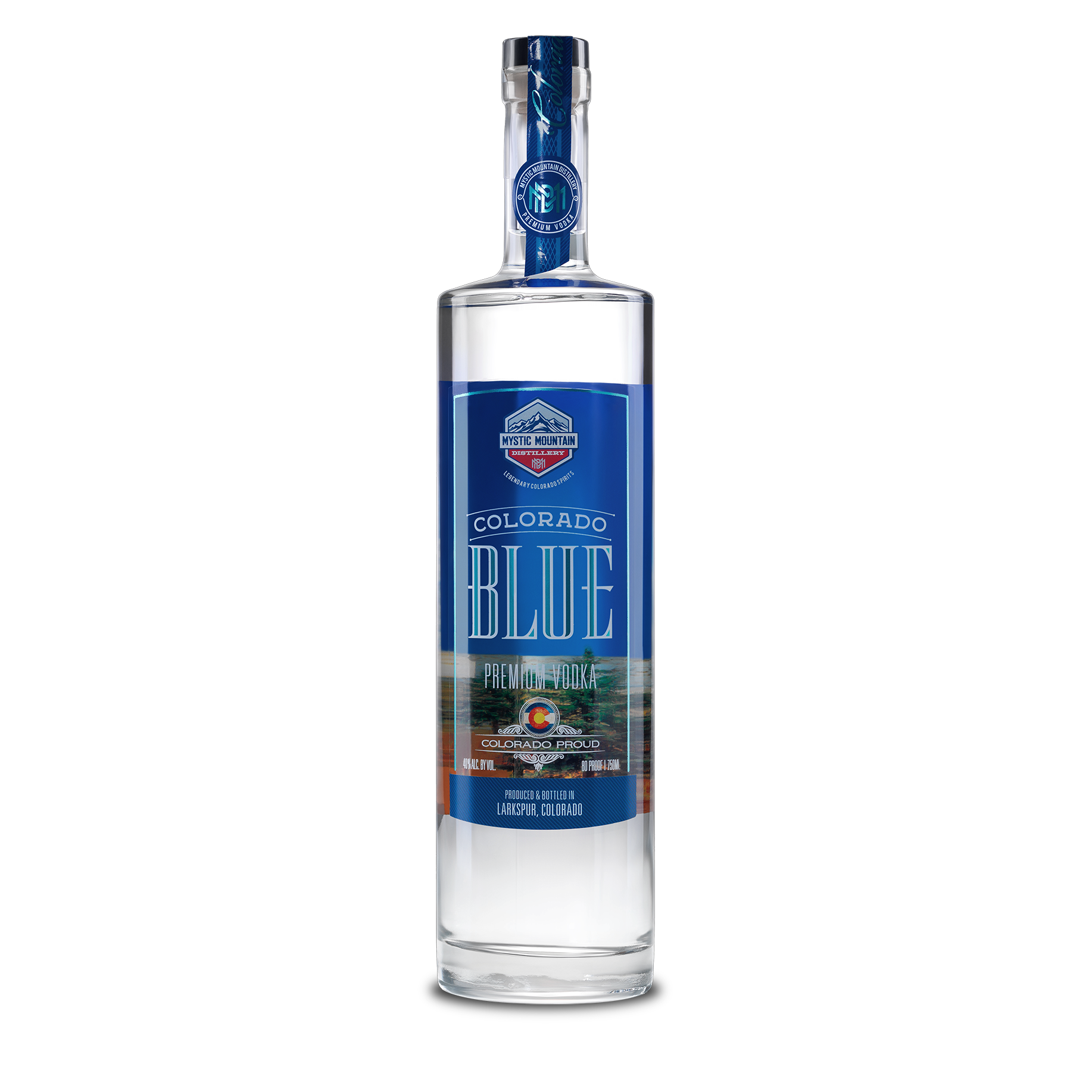 Colorado Blue Vodka Mystic Mountain Distillery